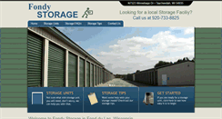 Desktop Screenshot of fondystorage.com